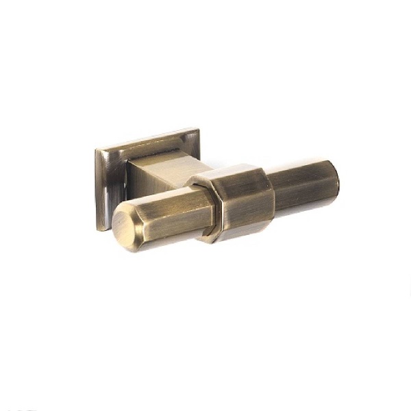 BLOOMFIELD HEXAGONAL T KNOB Cupboard Handle - 68mm long - 4 finishes (PWS H995.68)